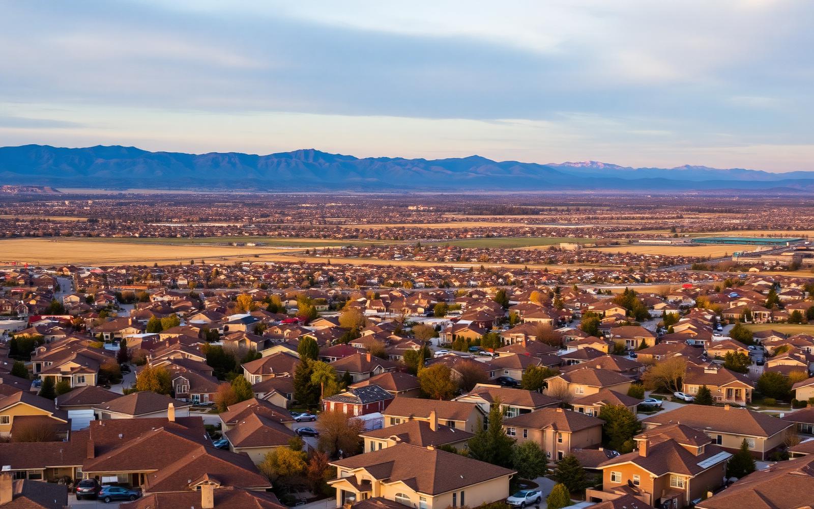 The Treasure Valley at golden hour